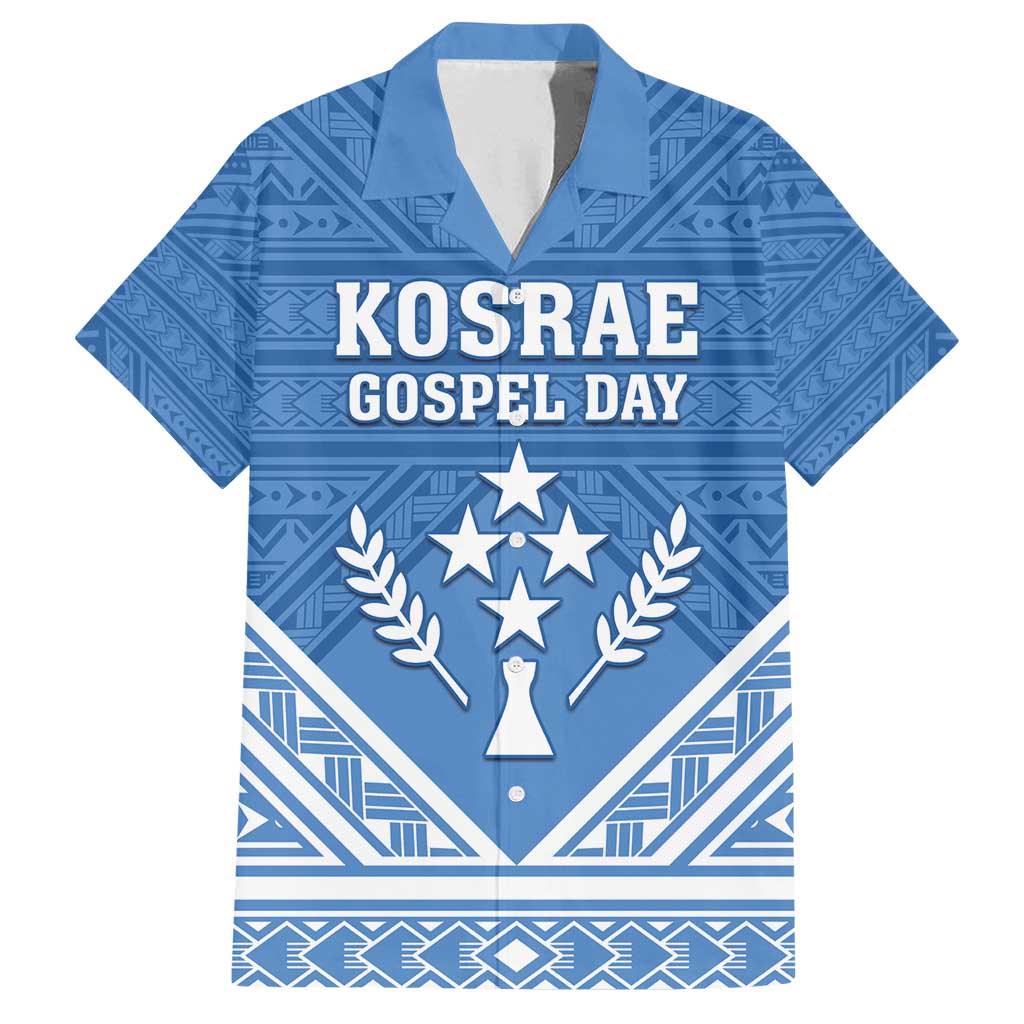 Personalised Kosrae State Gospel Day Family Matching Off Shoulder Maxi Dress and Hawaiian Shirt Simple Style