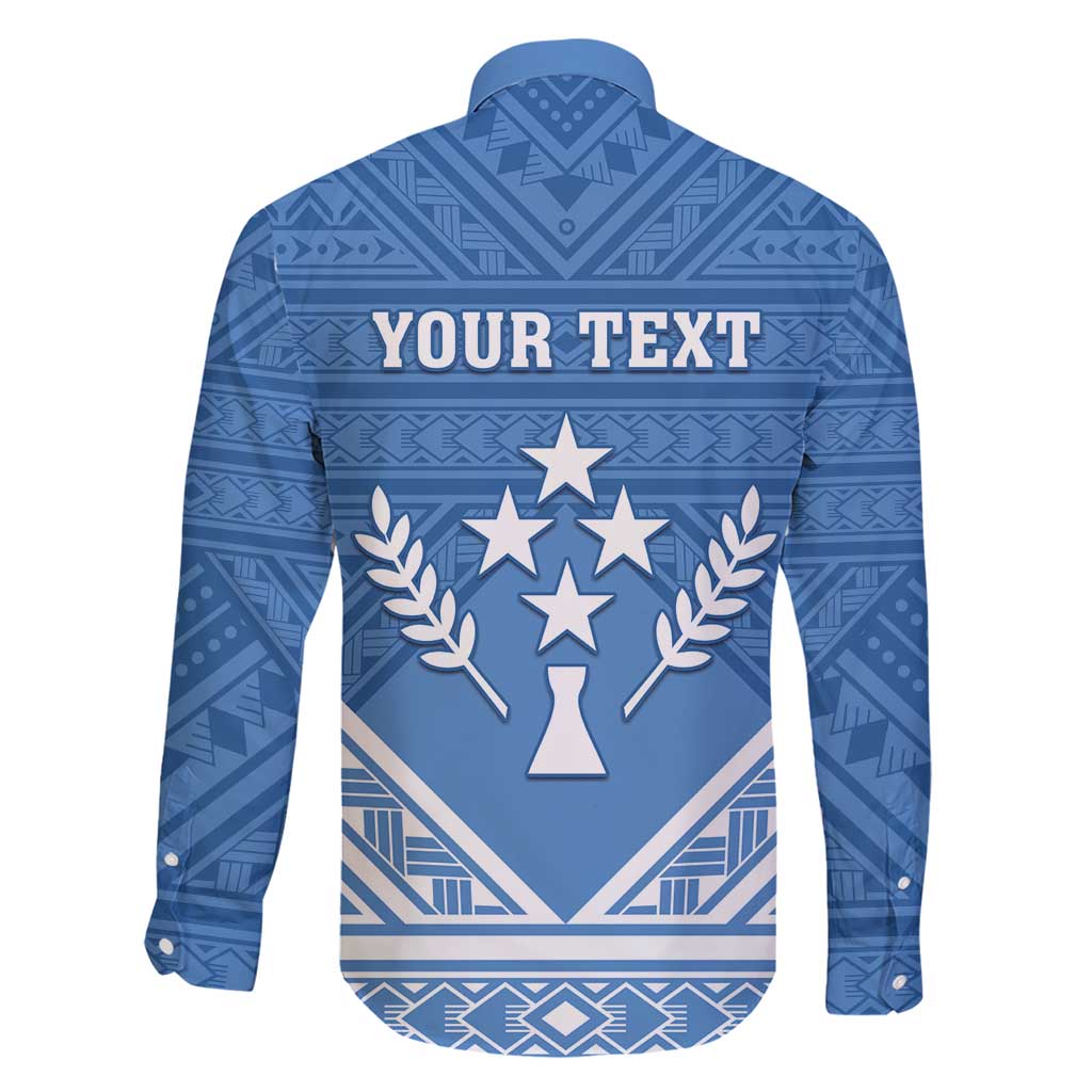 Personalised Kosrae State Gospel Day Family Matching Short Sleeve Bodycon Dress and Hawaiian Shirt Simple Style