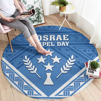 Kosrae State Gospel Day Round Carpet Simple Style LT05 - Polynesian Pride