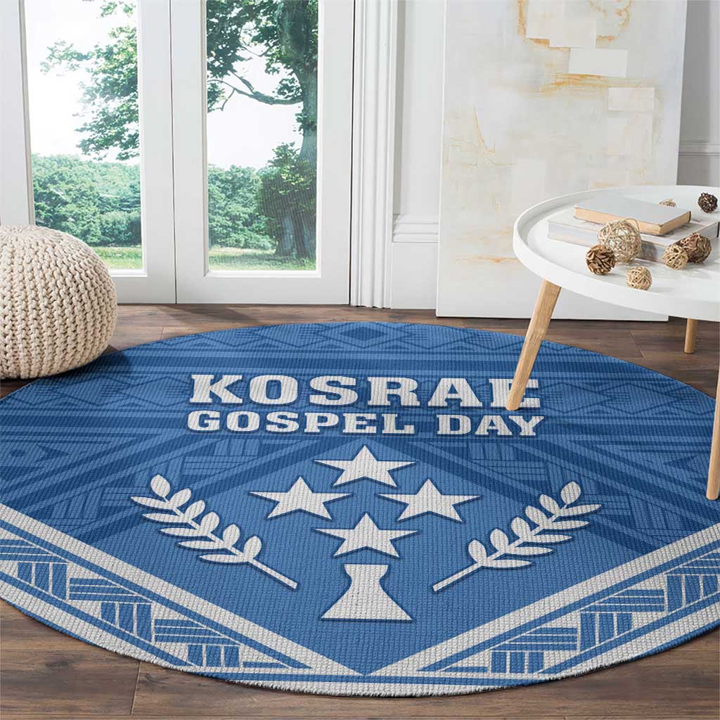 Kosrae State Gospel Day Round Carpet Simple Style LT05 - Polynesian Pride