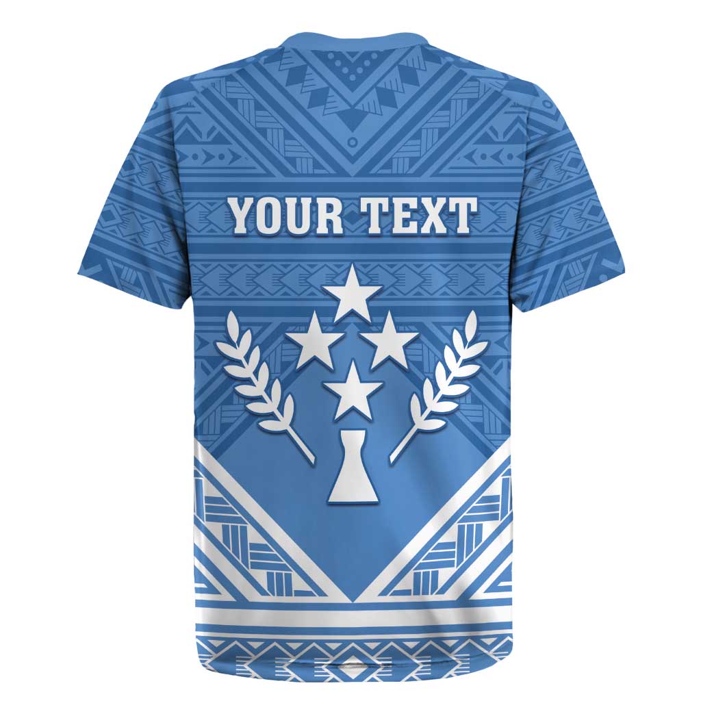 Personalised Kosrae State Gospel Day Rugby Jersey Simple Style