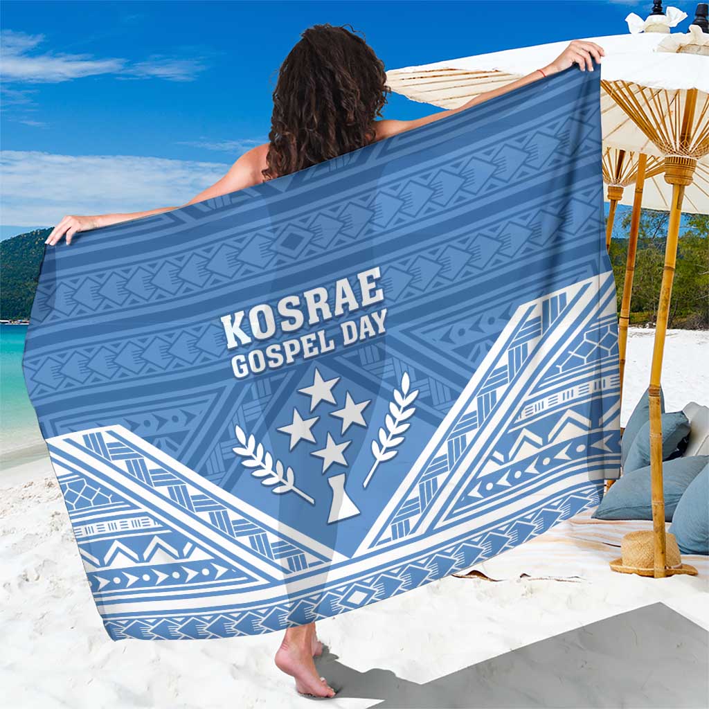 Kosrae State Gospel Day Sarong Simple Style LT05 One Size 44 x 66 inches Blue - Polynesian Pride