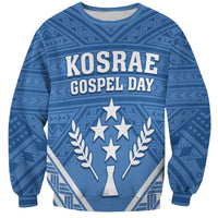 Personalised Kosrae State Gospel Day Sweatshirt Simple Style LT05 Unisex Blue - Polynesian Pride