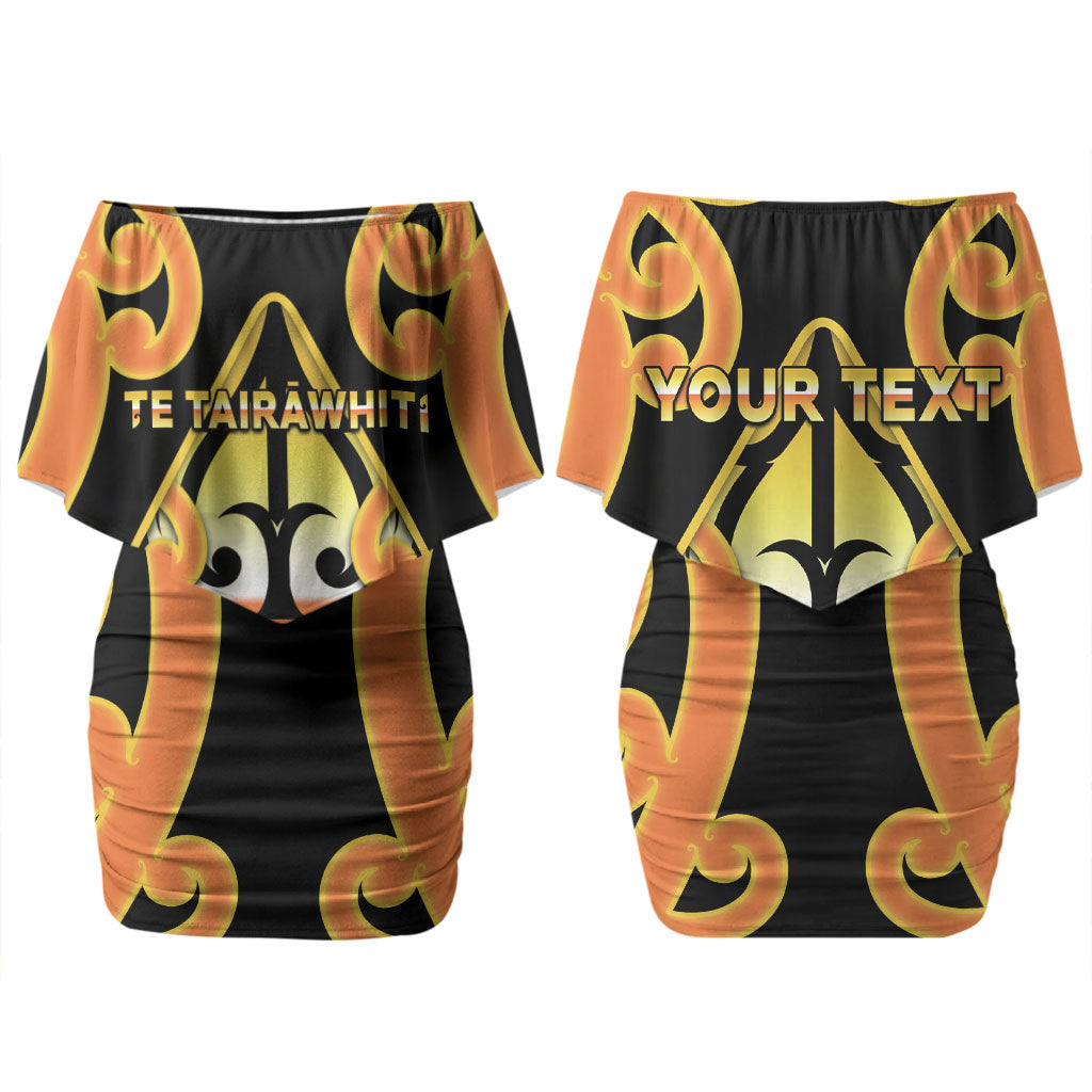 Personalised New Zealand Te Tairawhiti Couples Matching Off Shoulder Short Dress and Hawaiian Shirt Maori Koru Pattern LT05 - Polynesian Pride