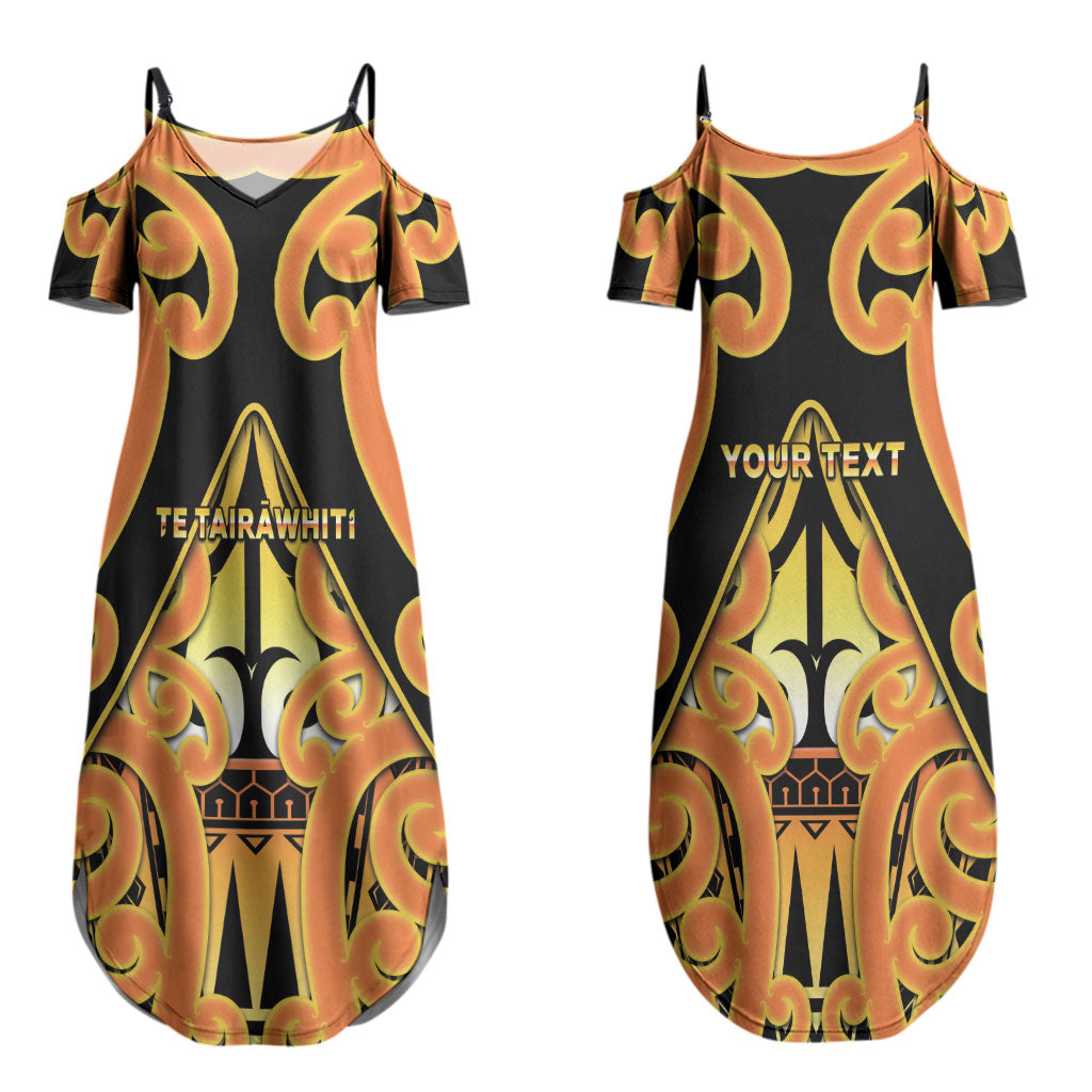 Personalised New Zealand Te Tairawhiti Couples Matching Summer Maxi Dress and Hawaiian Shirt Maori Koru Pattern LT05 - Polynesian Pride