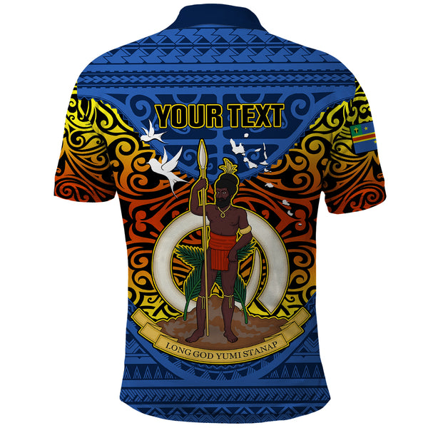 Personalized Vanuatu Tafea Province Polo Shirt Coat Of Arms And Namele ...