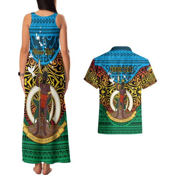 Personalized Vanuatu Off Shoulder Short Dress Vanuatuan Coat Of Arms Mix Pig Tusk Poynesian Pattern LT05