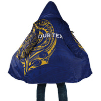 Personalised Nauru Angam Day Cloak Gold Navy Tribal Pattern