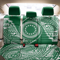 Cook Islands Gospel Day Back Car Seat Cover Green Tribal Curves