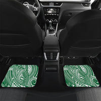 Cook Islands Gospel Day Car Mats Green Tribal Curves