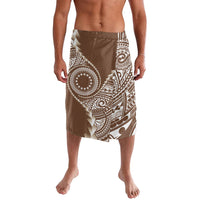 Cook Islands Gospel Day Lavalava Brown Tribal Curves