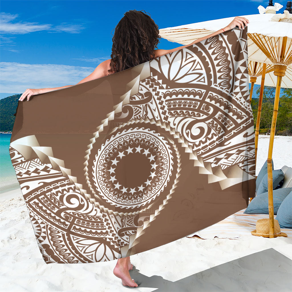 Cook Islands Gospel Day Sarong Brown Tribal Curves