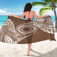 Cook Islands Gospel Day Sarong Brown Tribal Curves
