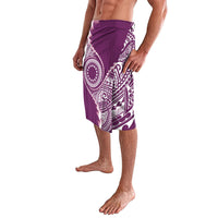 Cook Islands Gospel Day Lavalava Maroon Tribal Curves