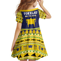 Tokelau Christmas Family Matching Mermaid Dress and Hawaiian Shirt Tokelauan Turtle Santa Sleigh LT05 - Polynesian Pride