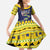 Tokelau Christmas Family Matching Off The Shoulder Long Sleeve Dress and Hawaiian Shirt Tokelauan Turtle Santa Sleigh