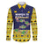 Tokelau Christmas Family Matching Off The Shoulder Long Sleeve Dress and Hawaiian Shirt Tokelauan Turtle Santa Sleigh