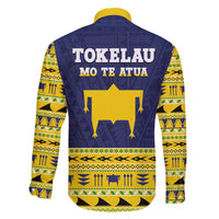 Tokelau Christmas Family Matching Off Shoulder Short Dress and Hawaiian Shirt Tokelauan Turtle Santa Sleigh