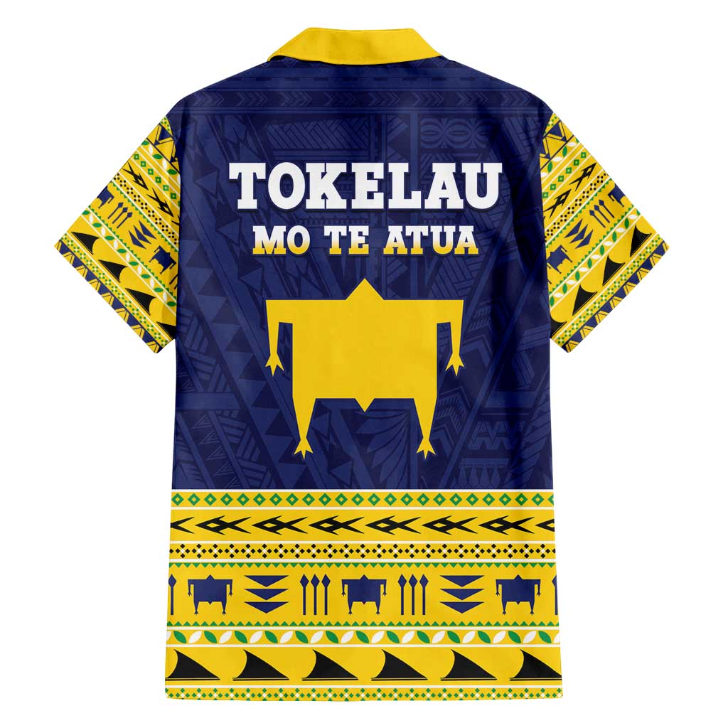 Tokelau Christmas Family Matching Tank Maxi Dress and Hawaiian Shirt Tokelauan Turtle Santa Sleigh LT05 - Polynesian Pride