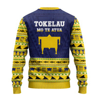 Tokelau Christmas Ugly Christmas Sweater Tokelauan Turtle Santa Sleigh