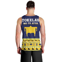 Tokelau Christmas Men Tank Top Tokelauan Turtle Santa Sleigh LT05 - Polynesian Pride
