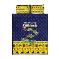 Tokelau Christmas Quilt Bed Set Tokelauan Turtle Santa Sleigh LT05 - Polynesian Pride
