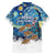 New Zealand Christmas Family Matching Off The Shoulder Long Sleeve Dress and Hawaiian Shirt Kiwis Santa Sleigh Starry Night Style