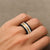 Hawaiian Quilt Spinner Ring Vintage Pattern Brown - Polynesian Pride