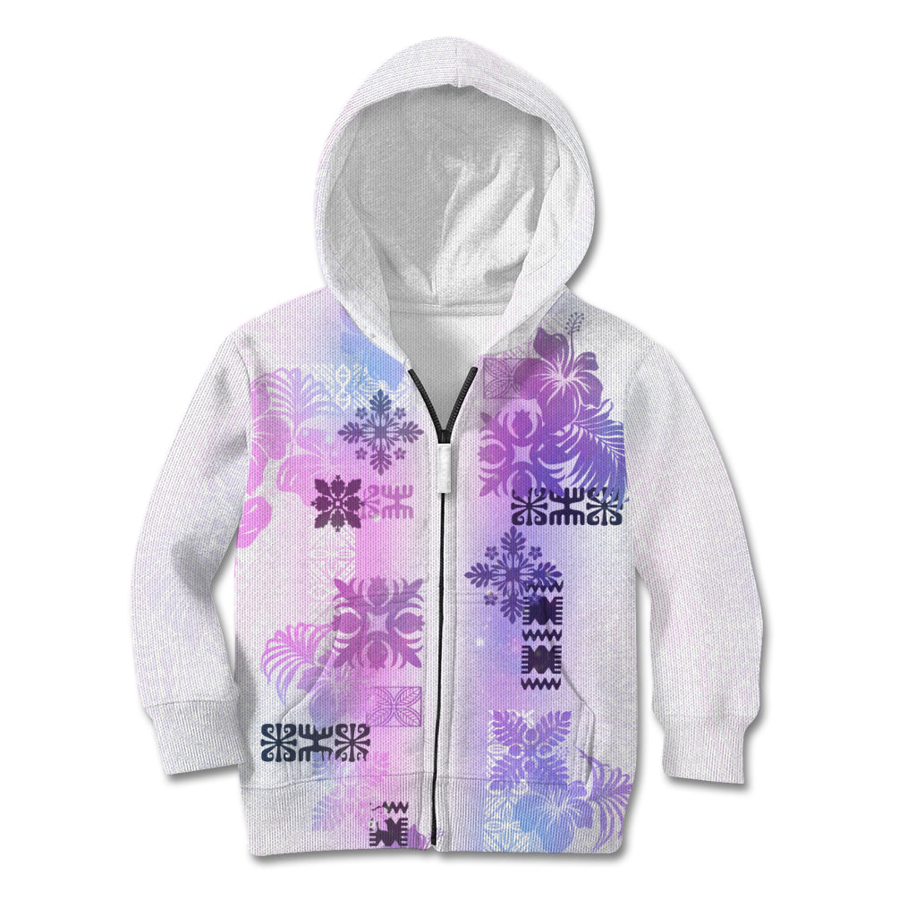 Hawaiian Quilt Kid Hoodie Vintage Pattern Galaxy LT05 - Polynesian Pride