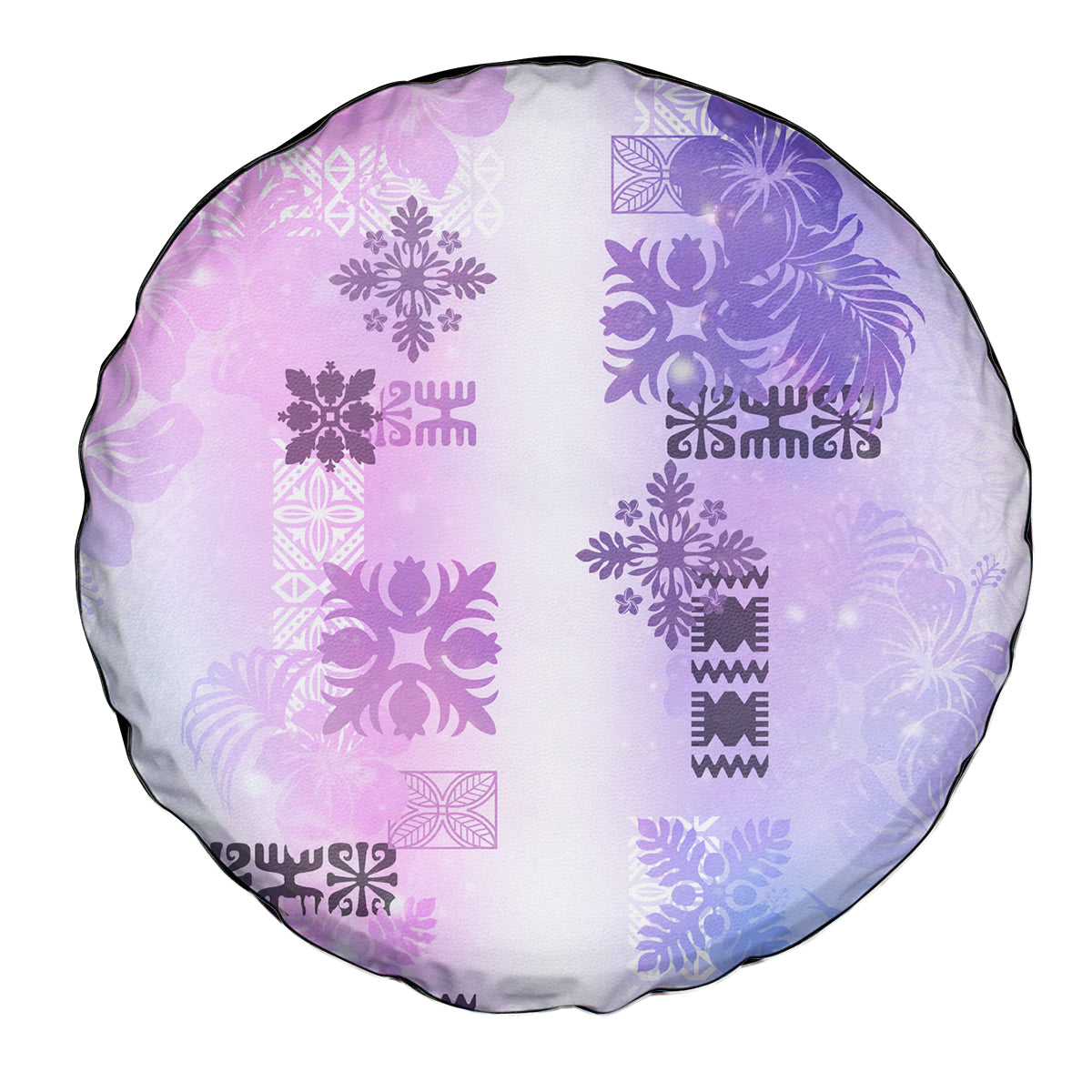 Hawaiian Quilt Spare Tire Cover Vintage Pattern Galaxy LT05 - Polynesian Pride