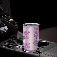 Hawaiian Quilt Tumbler Cup Vintage Pattern Galaxy