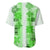 Hawaiian Quilt Baseball Jersey Vintage Pattern Green LT05 - Polynesian Pride