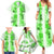 Hawaiian Quilt Family Matching Summer Maxi Dress and Hawaiian Shirt Vintage Pattern Green LT05 - Polynesian Pride