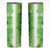 Hawaiian Quilt Skinny Tumbler Vintage Pattern Green