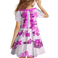 Hawaiian Quilt Family Matching Tank Maxi Dress and Hawaiian Shirt Vintage Pattern Pink LT05 - Polynesian Pride