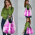 Hawaiian Quilt Grocery Bag Vintage Pattern Pink