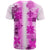 Hawaiian Quilt T Shirt Vintage Pattern Pink LT05 - Polynesian Pride