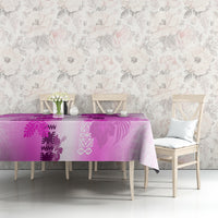 Hawaiian Quilt Tablecloth Vintage Pattern Pink LT05 - Polynesian Pride