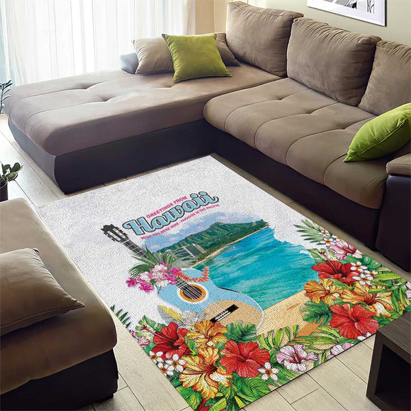 Home / Products / Aloha Hawaii Waikiki Beach Landscape Area Rug LT05