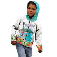 Aloha Hawaii Waikiki Beach Landscape Kid Hoodie