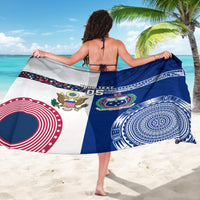 Custom Samoa And USA Together Sarong LT05 - Polynesian Pride