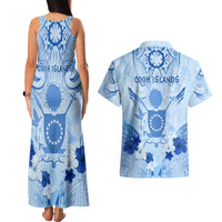 Cook Islands Women's Day Couples Matching Tank Maxi Dress and Hawaiian Shirt With Polynesian Pattern LT05 - Polynesian Pride