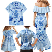 Cook Islands Women's Day Family Matching Mermaid Dress and Hawaiian Shirt With Polynesian Pattern LT05 - Polynesian Pride