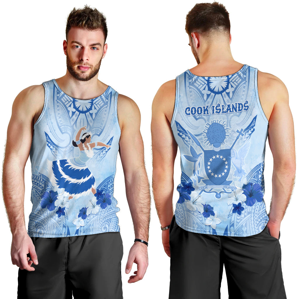 Cook Islands Women's Day Men Tank Top With Polynesian Pattern LT05 - Polynesian Pride