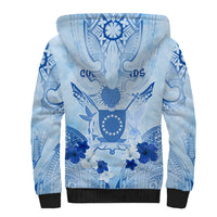 Cook Islands Women's Day Sherpa Hoodie With Polynesian Pattern LT05 - Polynesian Pride