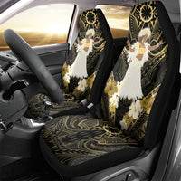 Niue Women's Day Car Seat Cover With Polynesian Pattern
