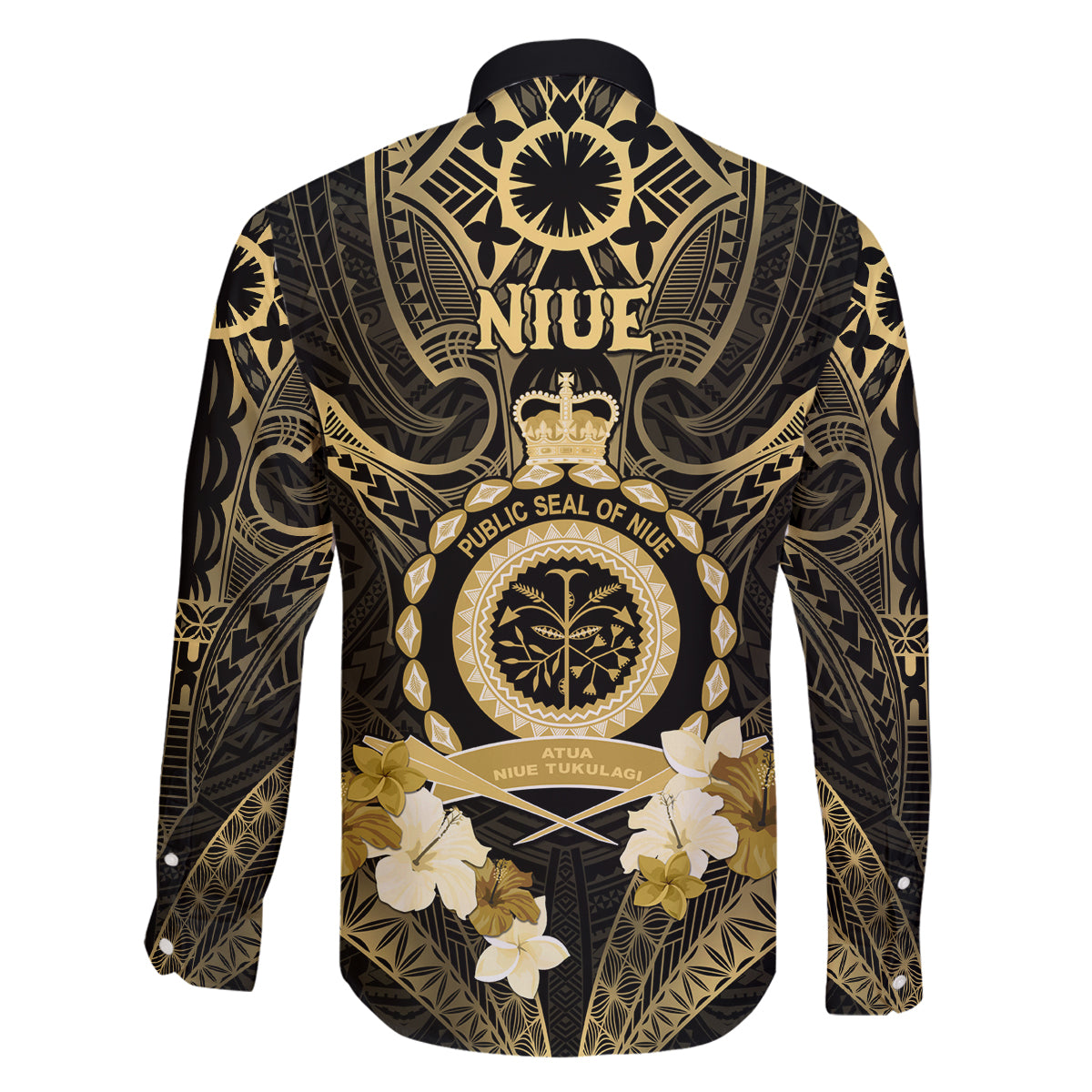 Niue Women's Day Family Matching Puletasi and Hawaiian Shirt With Polynesian Pattern LT05 - Polynesian Pride