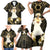 Niue Women's Day Family Matching Short Sleeve Bodycon Dress and Hawaiian Shirt With Polynesian Pattern LT05 - Polynesian Pride