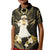 Niue Women's Day Kid Polo Shirt With Polynesian Pattern LT05 Kid Gold - Polynesian Pride