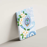 Guam Chamorro Canvas Wall Art Guasali Flowers Curves Style
